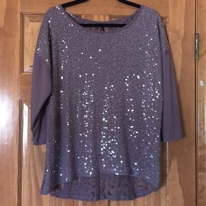 Maurices sequin top